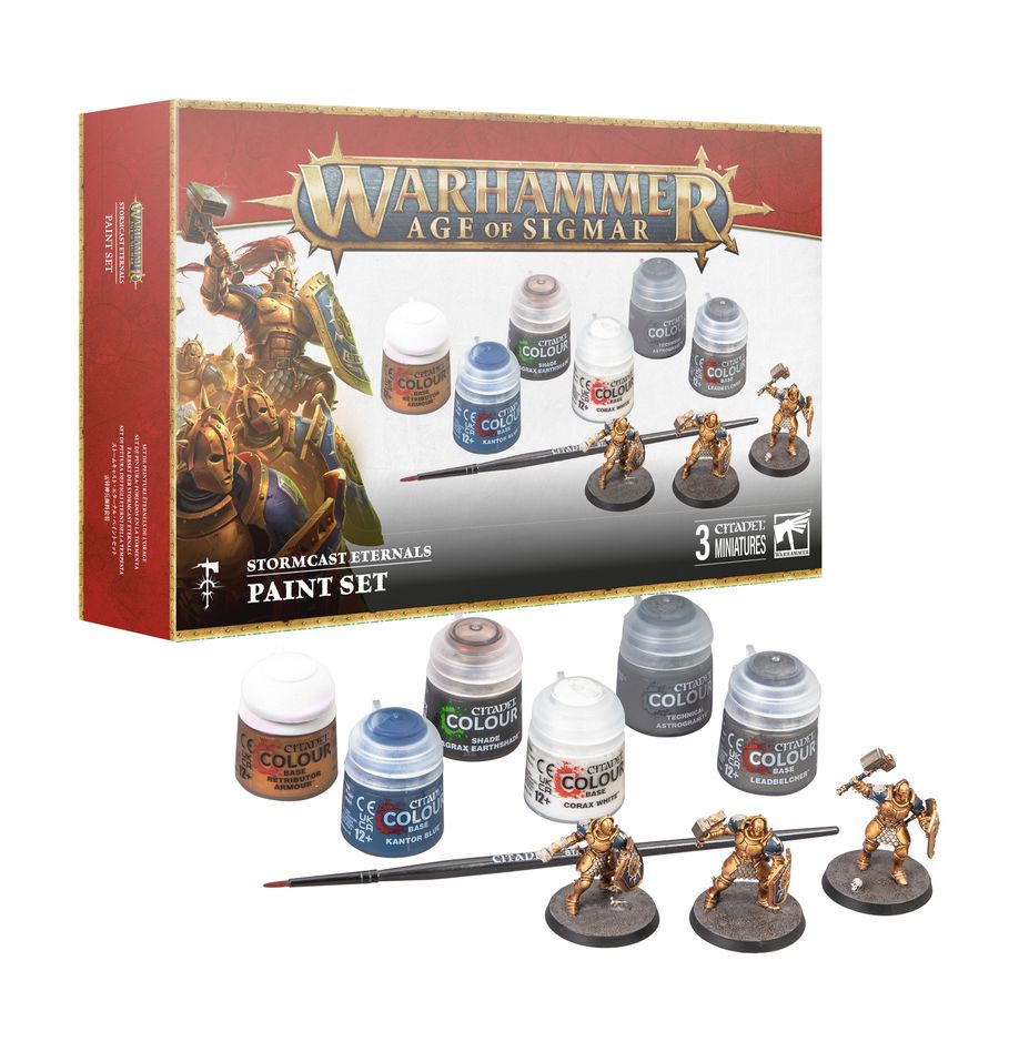 60-10 Warhammer: Age of Sigmar: Stormcast Eternals + Paint Set