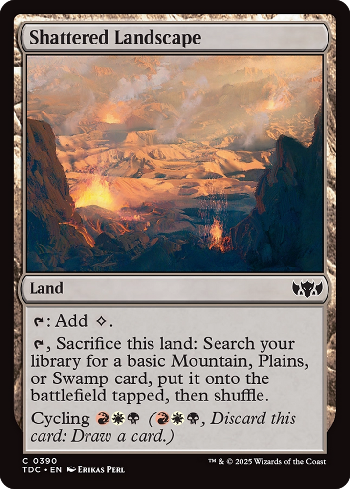 Shattered Landscape [Tarkir: Dragonstorm Commander]