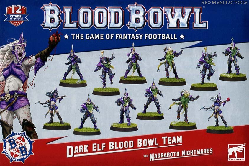 200-54 Blood Bowl: Dark Elf Team