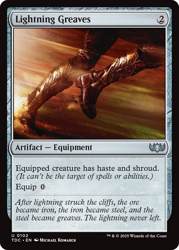 Lightning Greaves [Tarkir: Dragonstorm Commander]