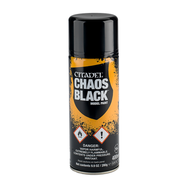 62-02 Citadel Spray Paint: Chaos Black