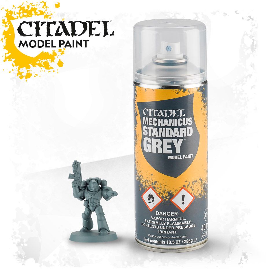 62-26 Citadel Spray Paint: Mechanicus Standard Grey