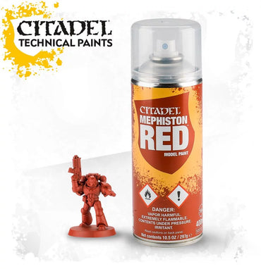 62-15 Citadel Spray Paint: Mephiston Red