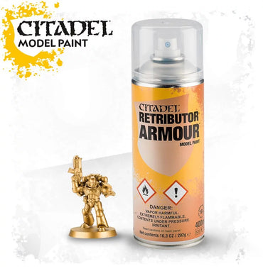 62-25 Citadel Spray Paint: Retributor Gold