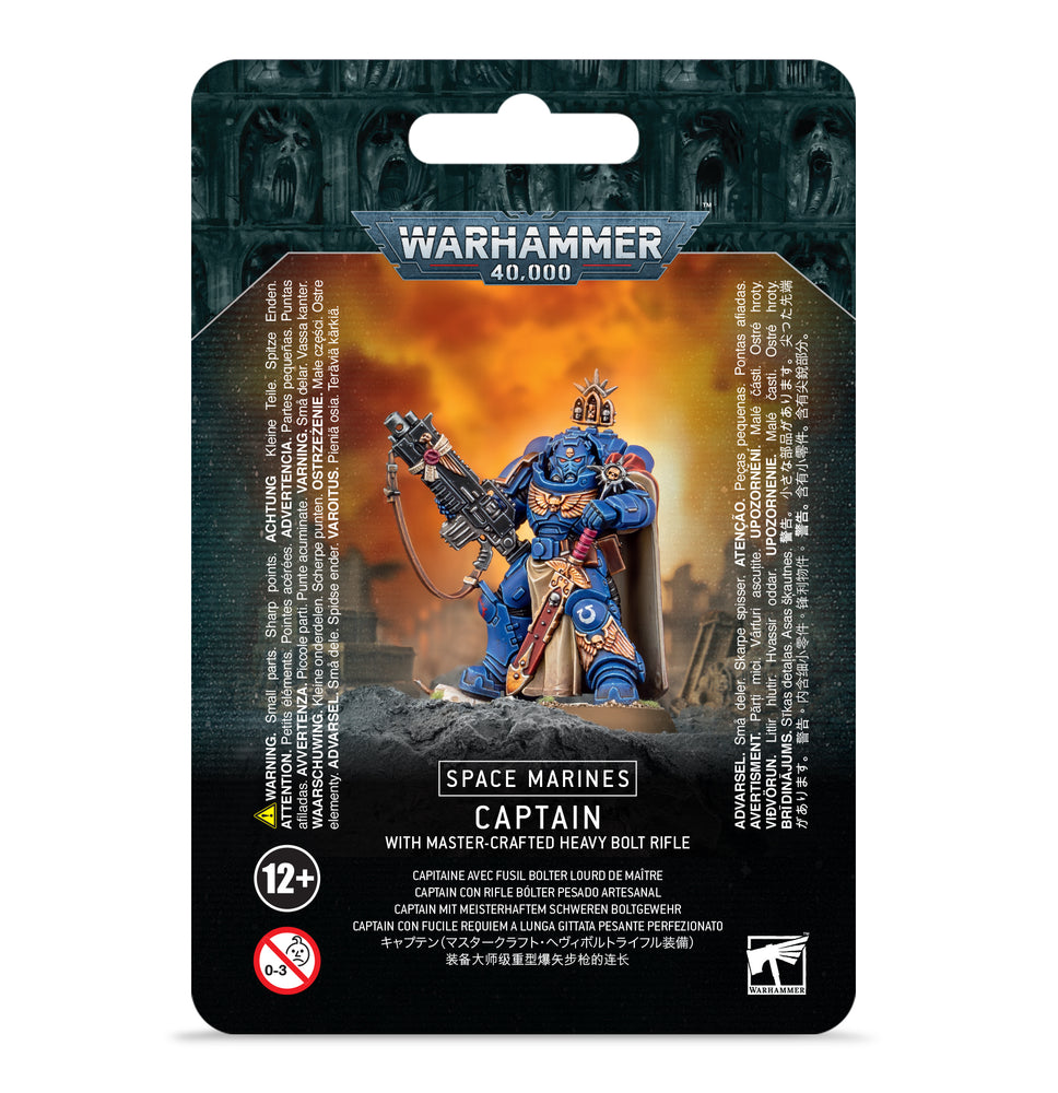 48-48 Warhammer 40k: Space Marines: Captain with Master-Crafted Heavy Bolt Rifle