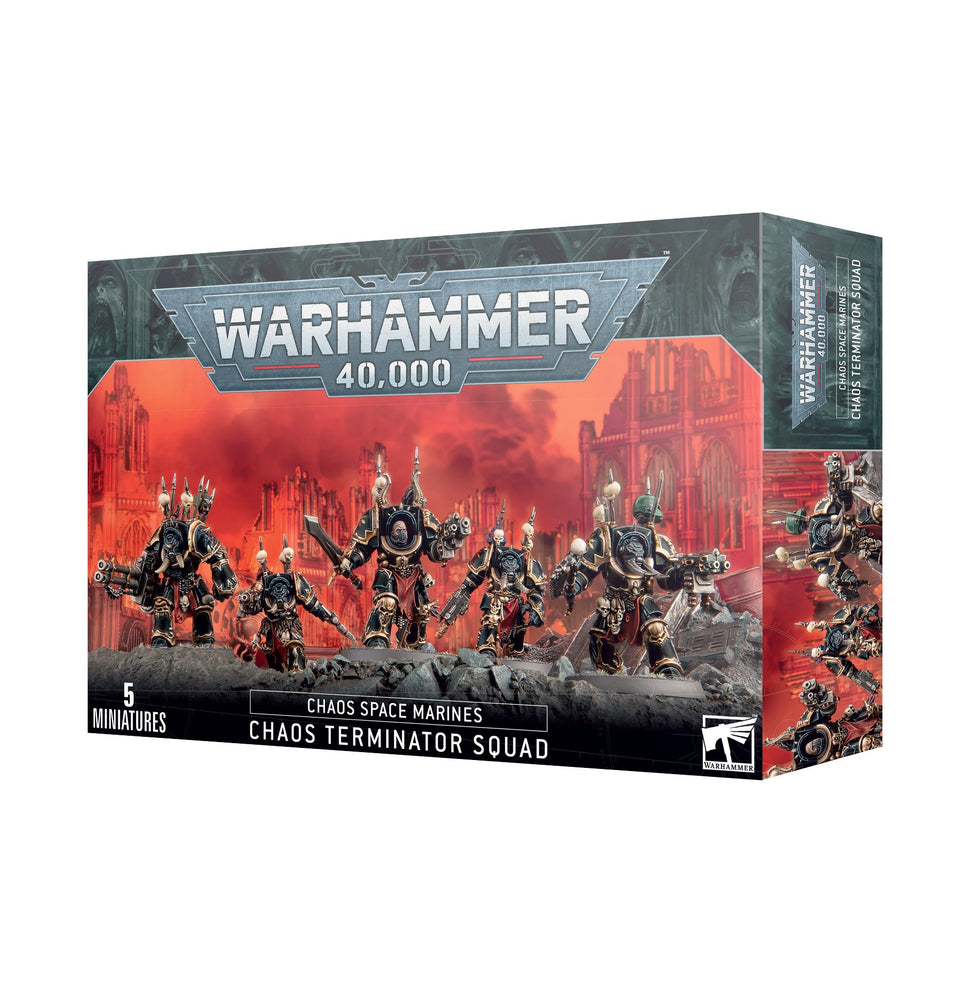 43-19 Warhammer 40k: Chaos Space Marines: Chaos Terminator Squad