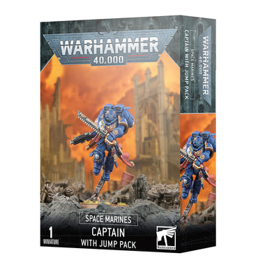 48-17 Warhammer 40k: Space Marines: Captain with Jump Pack