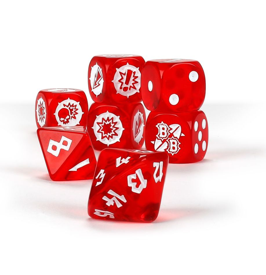 200-81 Blood Bowl: Blood Bowl Dice Set