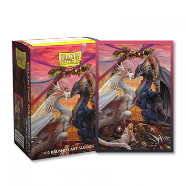 Sleeves - Dragon Shield - Box 100 - Brushed Art - Valentine Dragons 2023