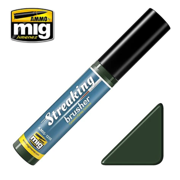 Ammo by MIG Streaking brushers: Green-Grey Grime