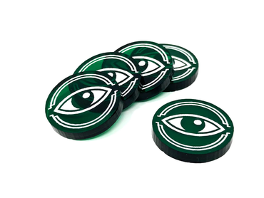Aetherworks X-Wing Focus Token (10) - Florescent Green