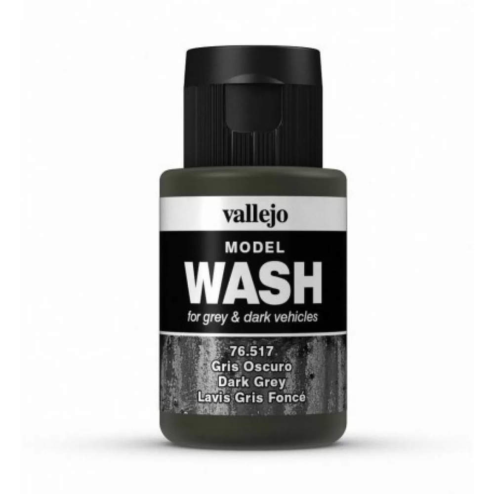 Vallejo Model Wash: Dark Grey