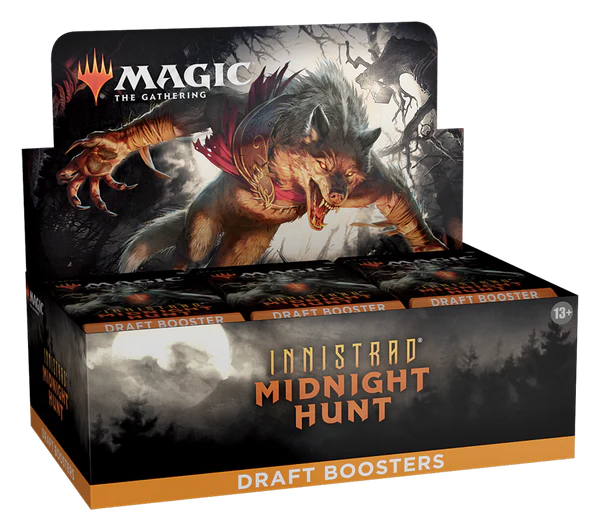 Magic the Gathering Innistrad Midnight Hunt Draft Boosters (36 Boosters Per Display)