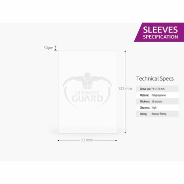 Ultimate Guard Premium Soft Sleeves for Tarot Cards (50)