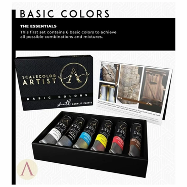 Scale 75 Scalecolor: Artist Basic Colours Paint Set