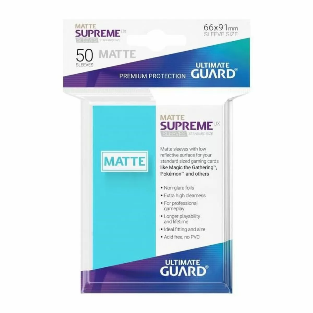 Ultimate Guard: Supreme UX Standard Size Aquamarine (50)
