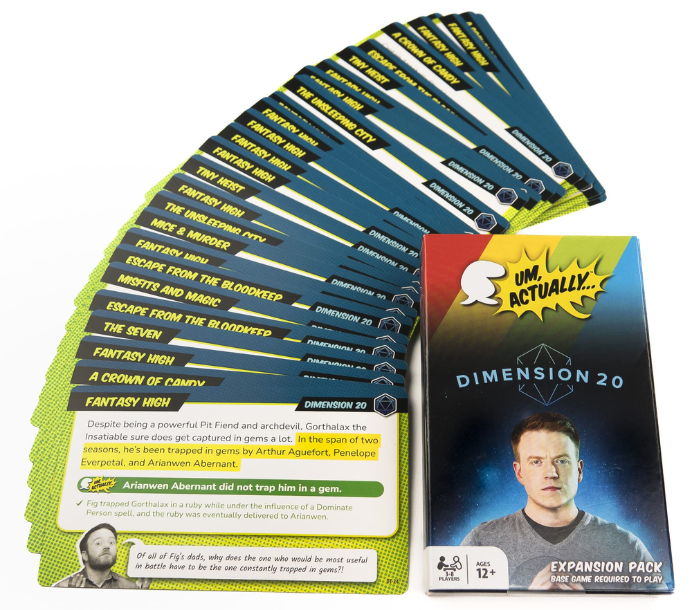 Um, Actually: Dimension20 Deck