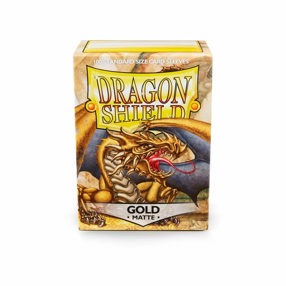 Sleeves - Dragon Shield - Box 100 - Gold Matte