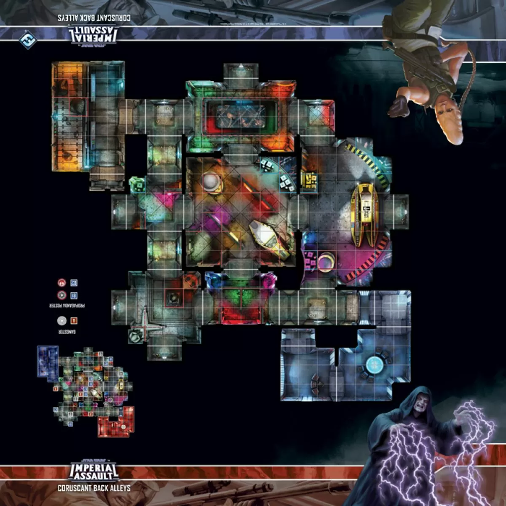 Star Wars Imperial Assault: Skirmish Map - Coruscant Back Alley