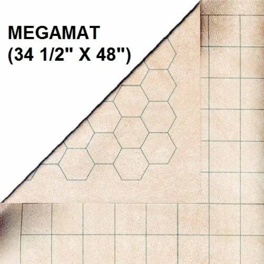 Reversible Megamat 1 Squares & 1 Hexes (34.5 x 48 Inches)