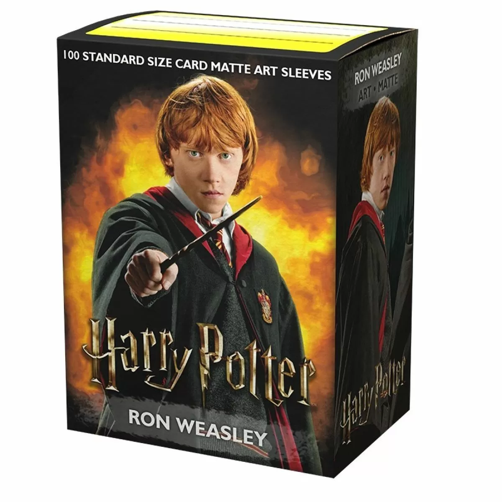 Sleeves - Dragon Shield - Box 100 - MATTE Art - Wizarding World Ron Weasley