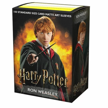 Sleeves - Dragon Shield - Box 100 - MATTE Art - Wizarding World Ron Weasley