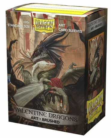 Sleeves - Dragon Shield - Box 100 - MATTE Art - Valentine Dragons 2021