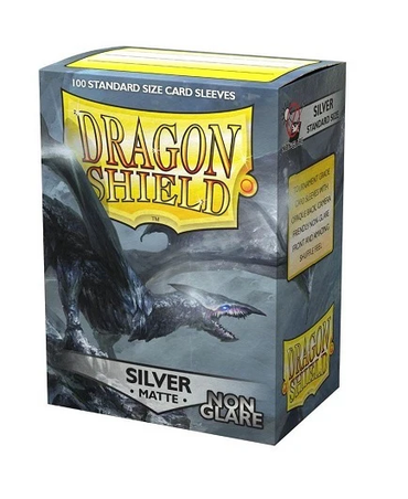 Sleeves - Dragon Shield - Box 100 - Non Glare - Silver