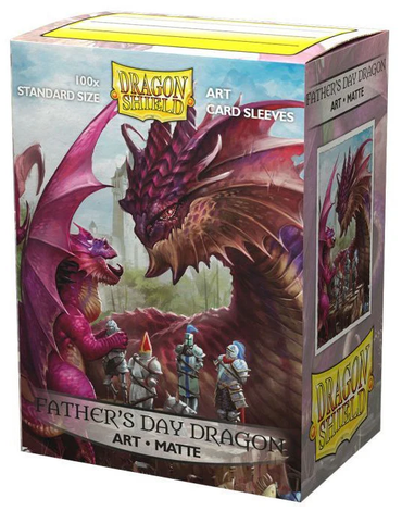 Sleeves - Dragon Shield - Box 100 - MATTE Art - Fathers Day Dragon 2020