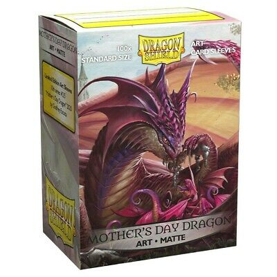 Sleeves - Dragon Shield - Box 100 - MATTE Art - Mothers Day Dragon 2020