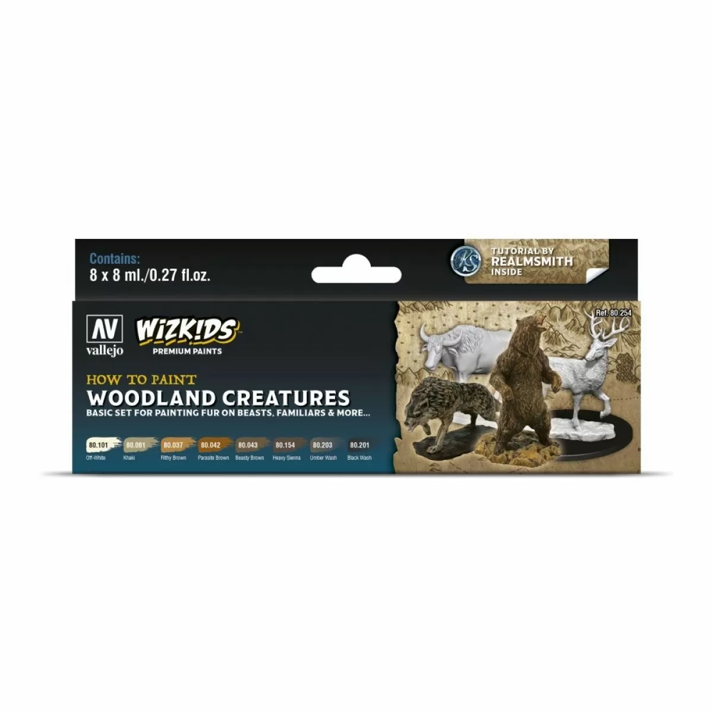 Wizkids Vallejo Paints: Woodland Creatures