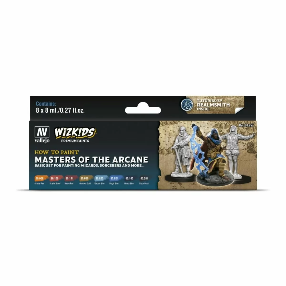 Wizkids Vallejo Paints: Masters of the Arcane