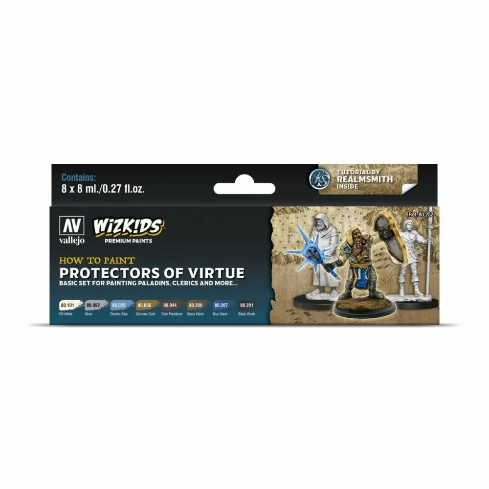 Wizkids Vallejo Paints: Protectors of Virtue