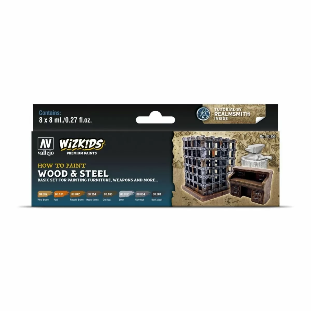 Wizkids Vallejo Paints: Wood & Steel