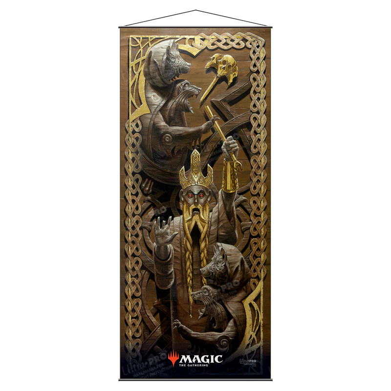 Magic the Gathering Kaldheim Wall Scroll featuring The Bears of Littjara