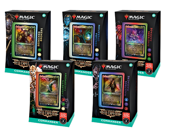 Magic the Gathering Streets of New Capenna Commander Decks (5 Decks Per Display)
