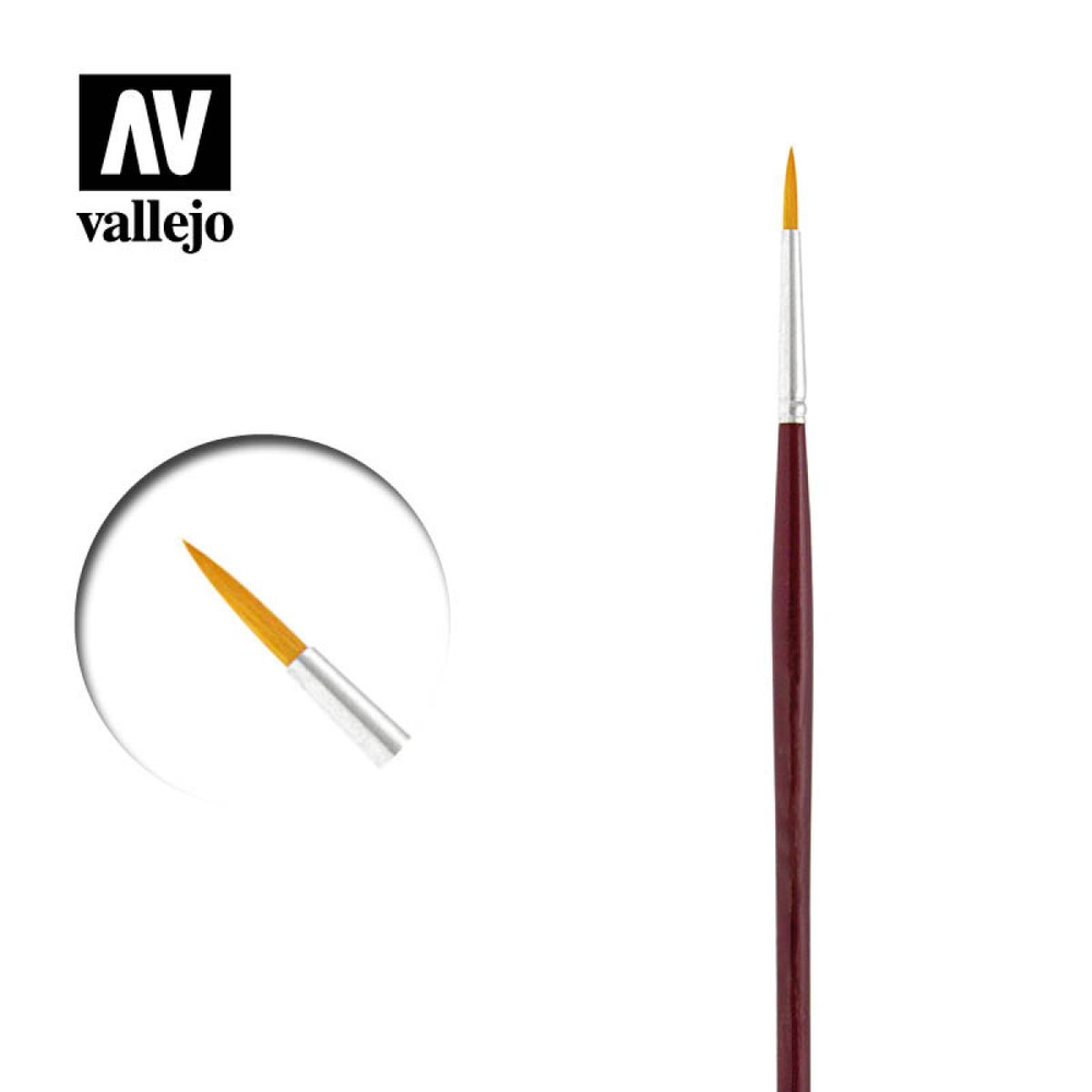 Vallejo Brushes: Round Toray Brush No.3