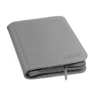 Ultimate Guard 8-Pocket ZipFolio XenoSkin Folder: Grey