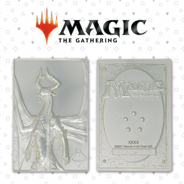 Magic the Gathering: Limited Edition Silver Plated Nicol Bolas Metal Collectible