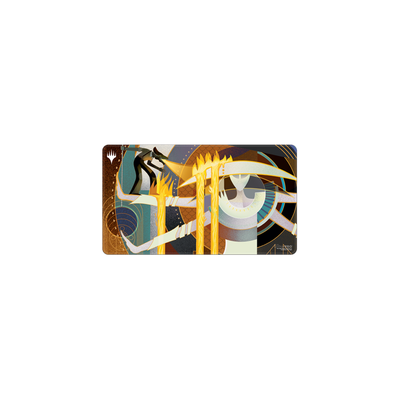 MTG Play Mat: March of the Machine Aftermath White Stitched Playmat V2