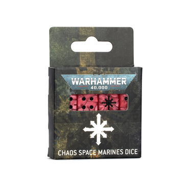 86-62 Warhammer 40k: Chaos Space Marines Dice