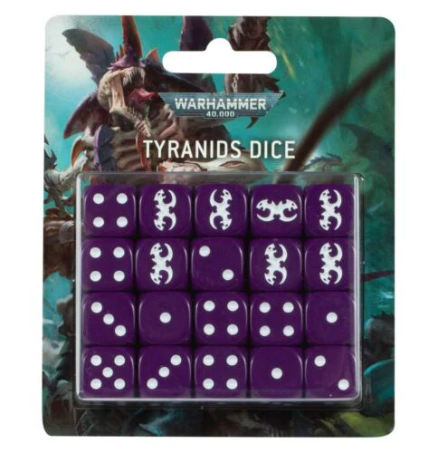 66-86 Warhammer 40k: Tyranids Dice Set