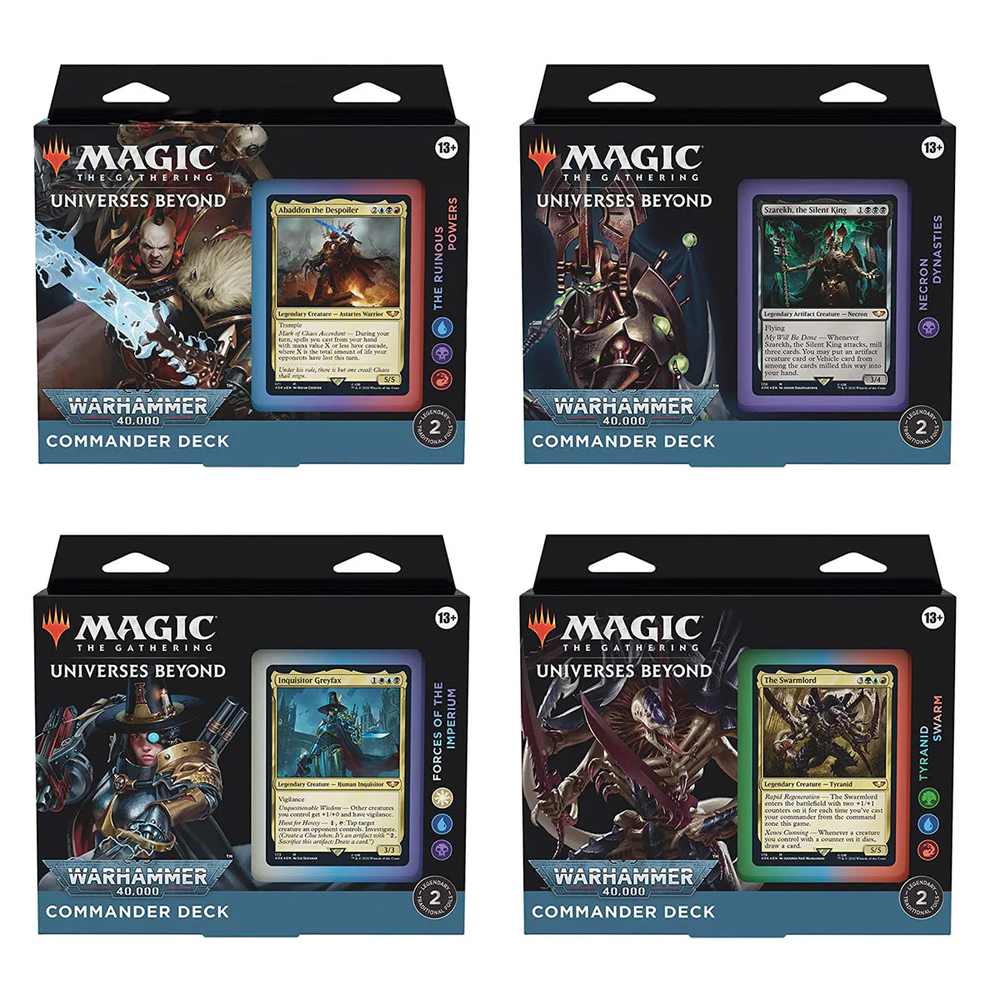 Magic the Gathering x Warhammer 40,000 Universes Beyond: Commander Decks