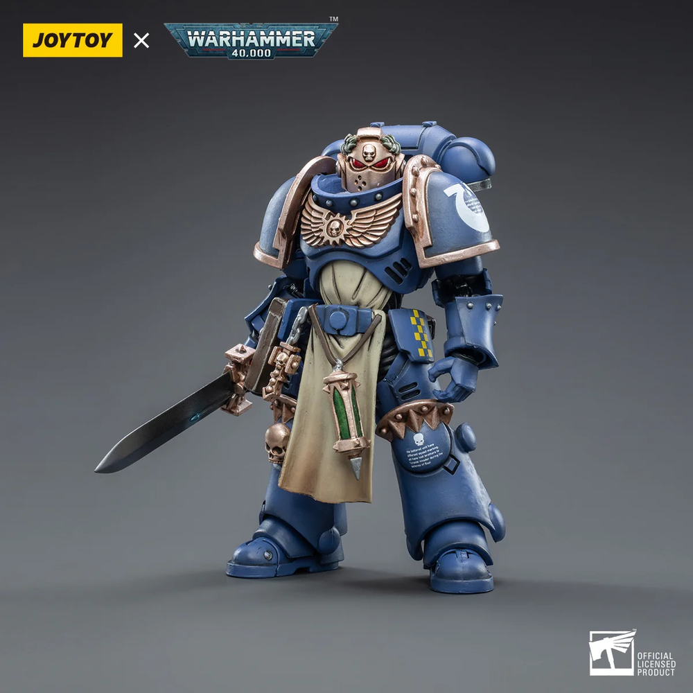 Warhammer Collectibles: Ultramarines Primaris Company Champion 1/18 Scale