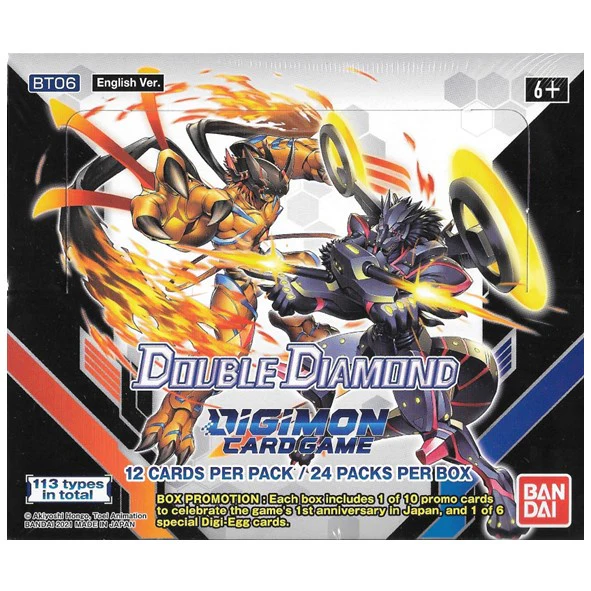 Digimon Card Game: Double Diamond Booster Display BT06