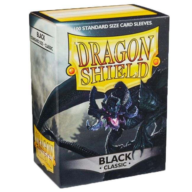 Sleeves - Dragon Shield - Box 100 - Black Classic