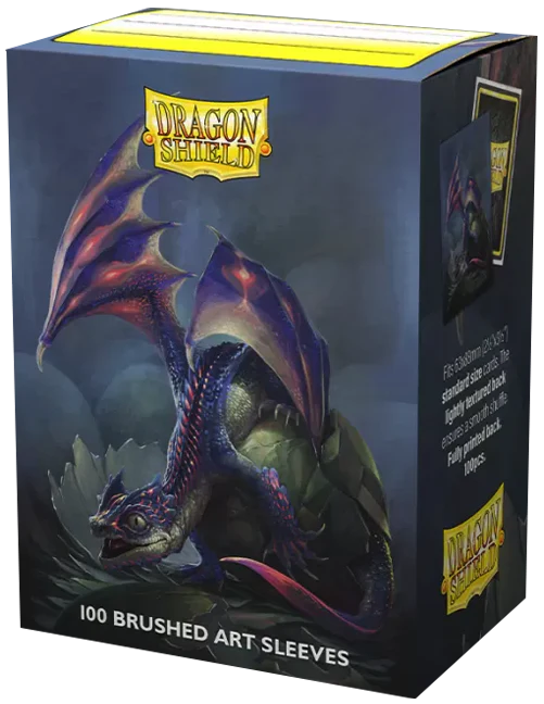 Sleeves - Dragon Shield - Box 100 - Brushed Art - Baby Dragon Huey