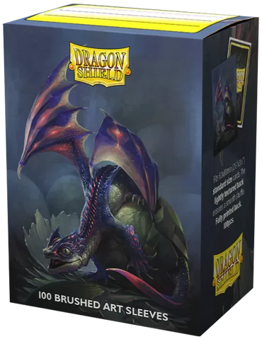 Sleeves - Dragon Shield - Box 100 - Brushed Art - Baby Dragon Huey