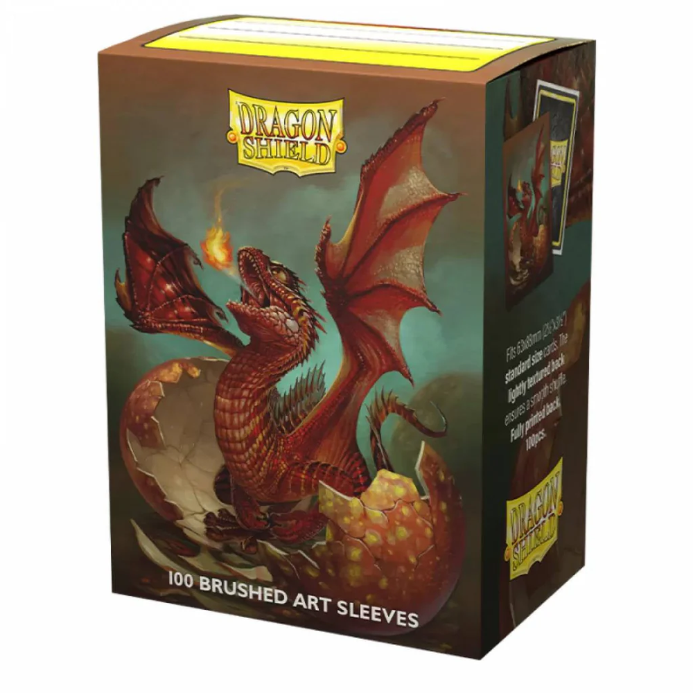 Sleeves - Dragon Shield - Box 100 - Brushed Art - Baby Dragon Sparky