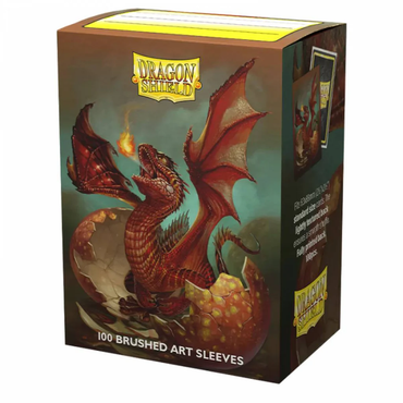 Sleeves - Dragon Shield - Box 100 - Brushed Art - Baby Dragon Sparky